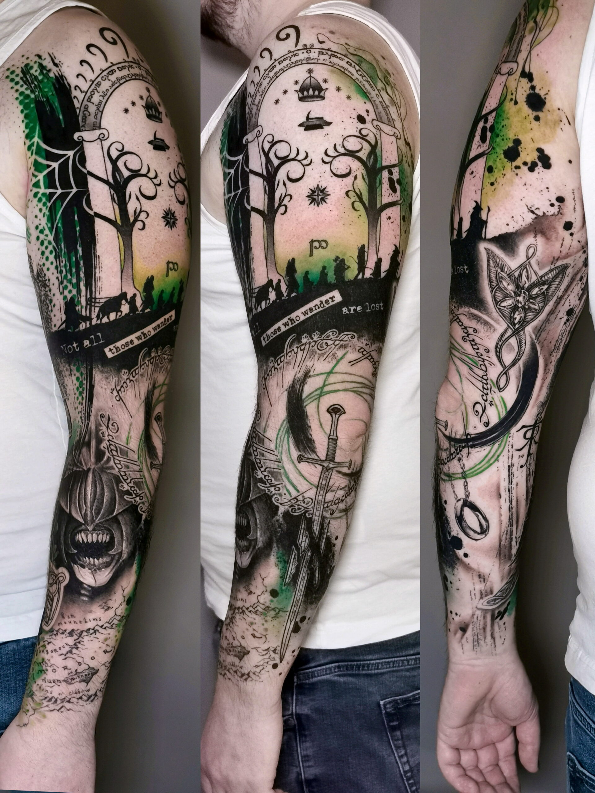 Tattoo: Realismus, Filmmotive, Abstrakte Tattoos