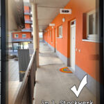 So kommst du zu mir: Eingang zum Atelier.